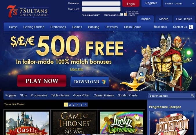 Monthly casino promotions