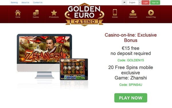 Golden Euro Casino No Deposit Bonus Codes Review