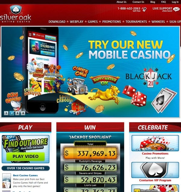 Silver Oak Casino Free Chip 79 No Deposit Bonus Code