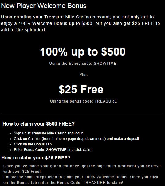 Treasure Mile Online Casino