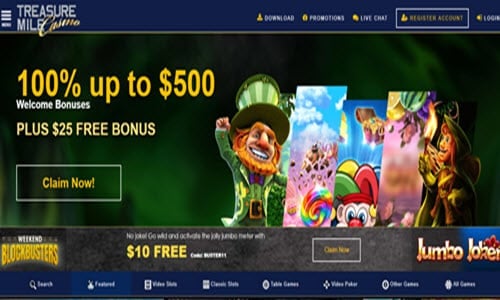 Treasure Mile Casino No Deposit