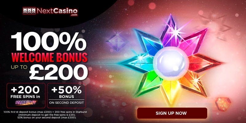 200 free spins nextcasino