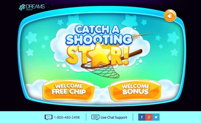 dreams casino catch a shooting star