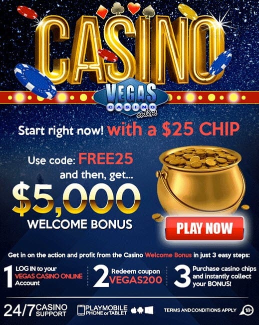 vegas casino online no deposit bonus