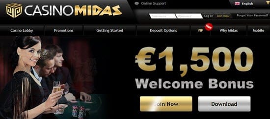 casino midas bonus codes