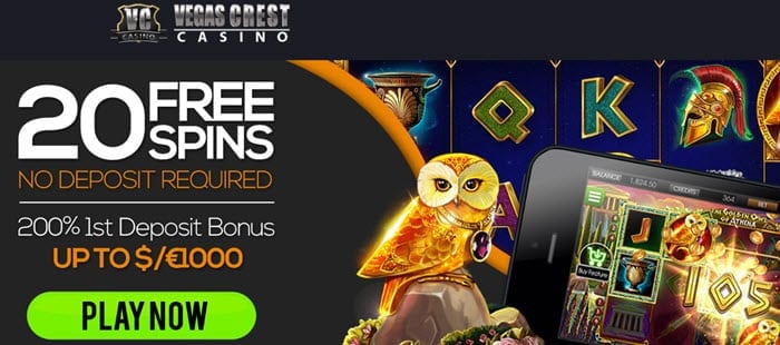 Vegas Crest Casino Free Spins