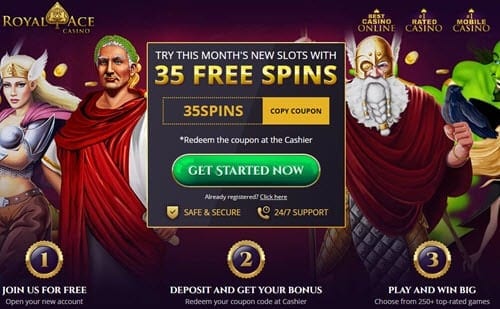 Royal Ace Casino Free Spins