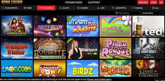 Kong Casino Games Slots