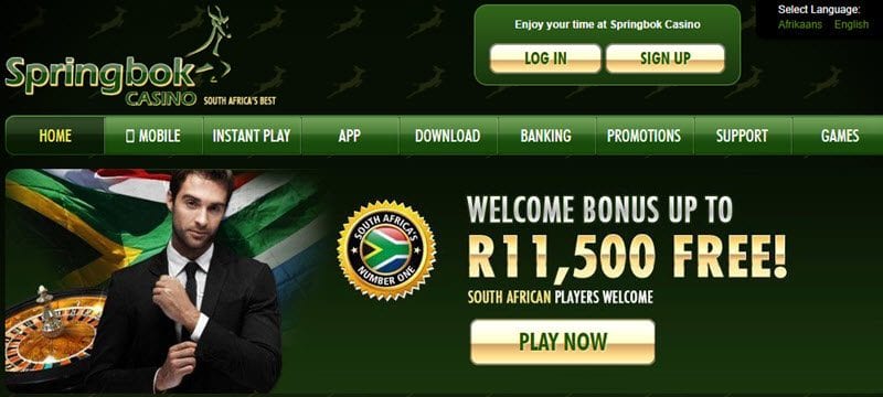 springbok casino mobile lobby