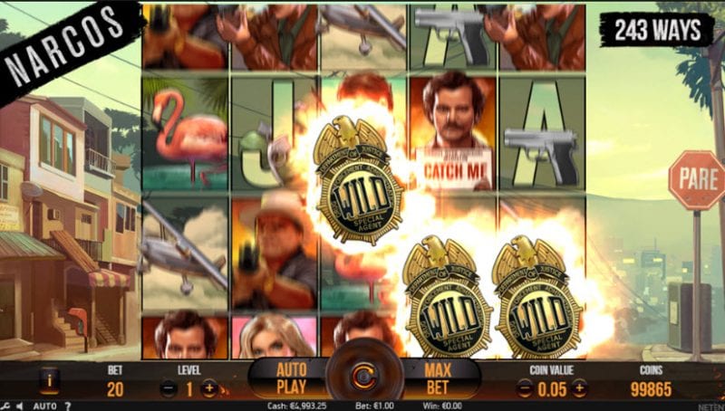 narcos video slot