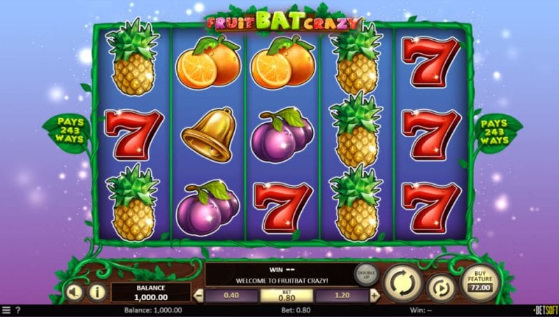 Fruit bat Crazy Slot