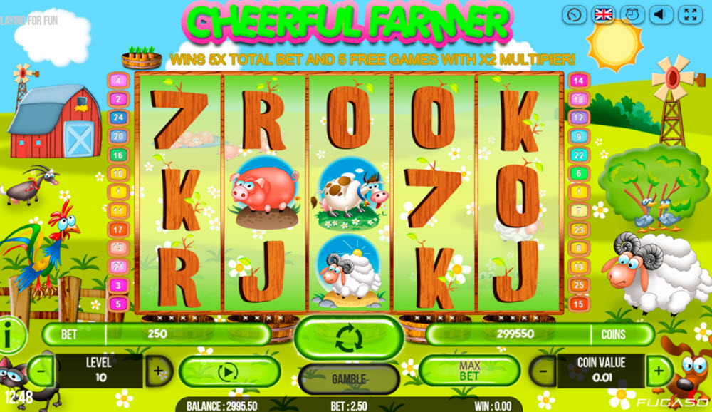 Cheerful Farmer Slot Game