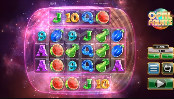 OPAL FRUITS SLOT MACHINE