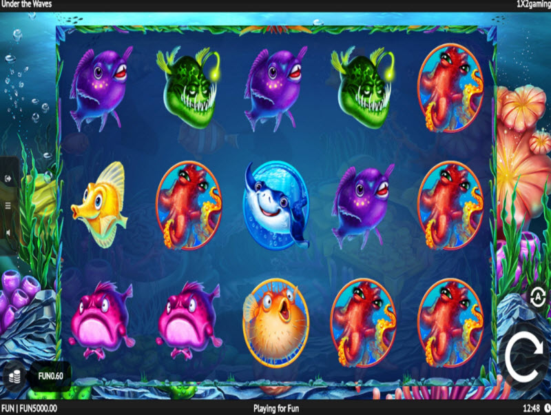 Under the waves slot machine