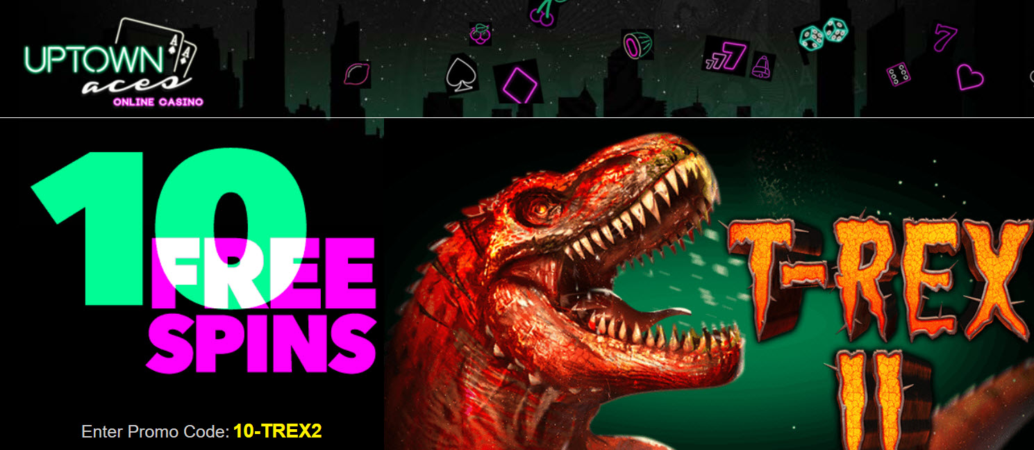 Uptown Aces Casino No Deposit Bonus (10 Free Spins)