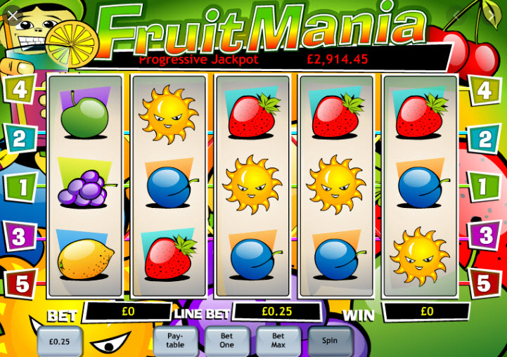 Slot Fruity Betting Gaming