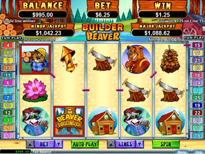 Builder Beaver Slot