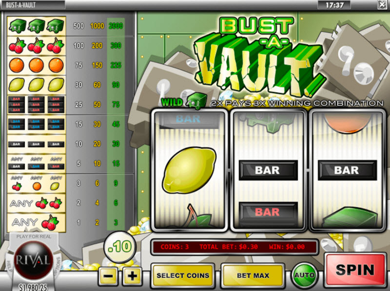 Bust A Vault Game