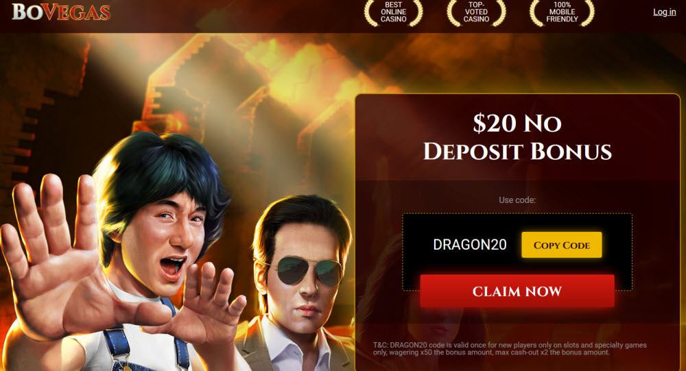 Bovegas Casino no deposit bonus