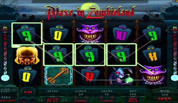 Alaxe in Zombieland Slot Game