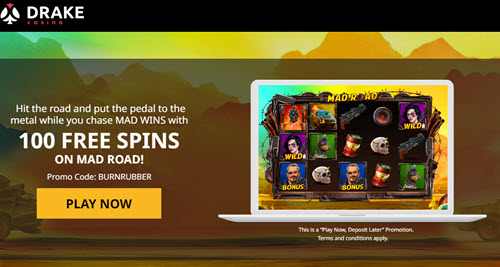 drake casino free spins