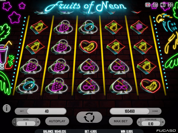 Fruits of neon slot