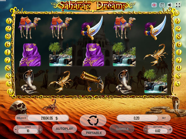 Sahara's Dreams Slot