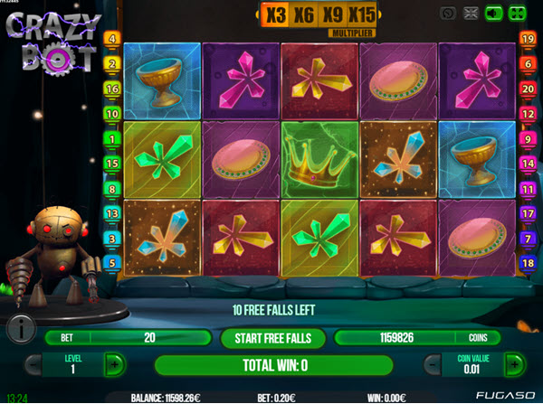 Crazy Bot slot Game