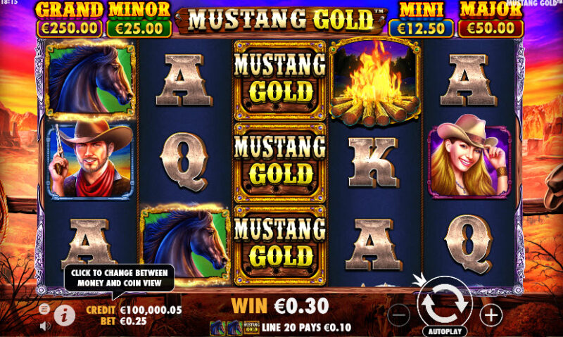 mustang gold slot