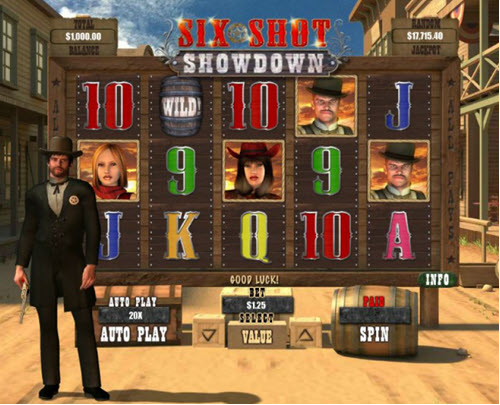 six shot showdown slot