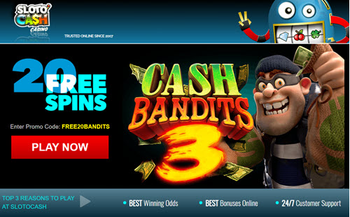 sloto cash casino no deposit bonus codes