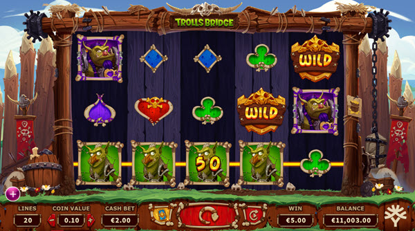 trolls bridge slot