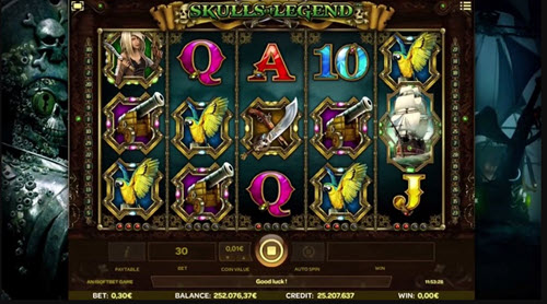 Skulls Of Legend Slot 