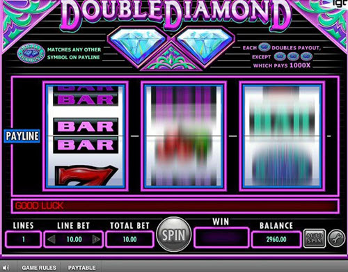 Double Diamond Slot Machine