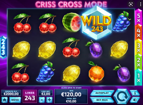 243 Crystal Fruits Slot