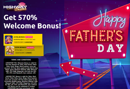 HighWay Casino Fathers Day Casino