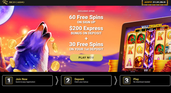 rich casino no deposit bonus