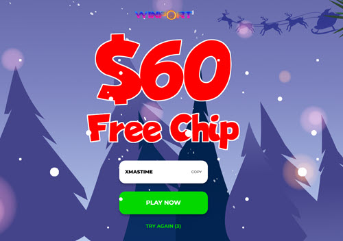 WinPort Casino $60 Free No Deposit Bonus!