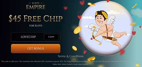 Slots Empire Casino no deposit bonus codes