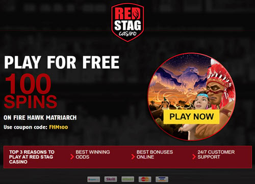 red stag  no deposit code